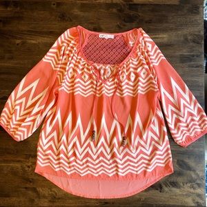 Jolt🧡Chevron Blouse